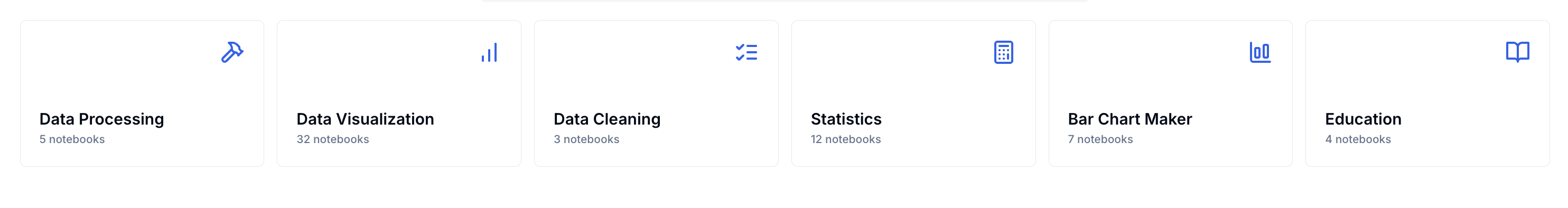 Selecting a notebook template to copy Selecting a notebook template to copy