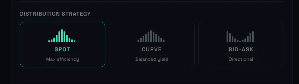 Select distribution strategy flow