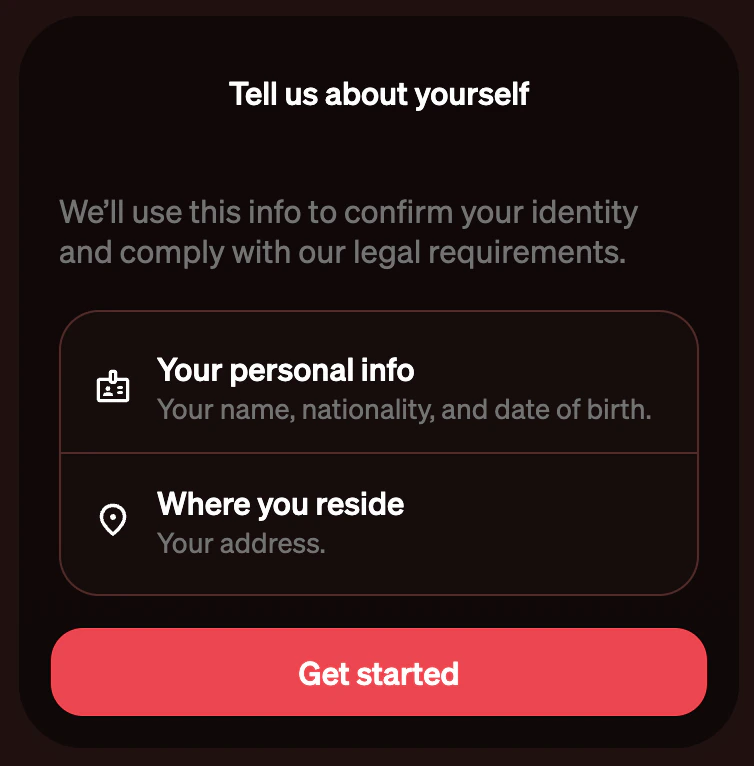 Personnal Info Moonpay Pn