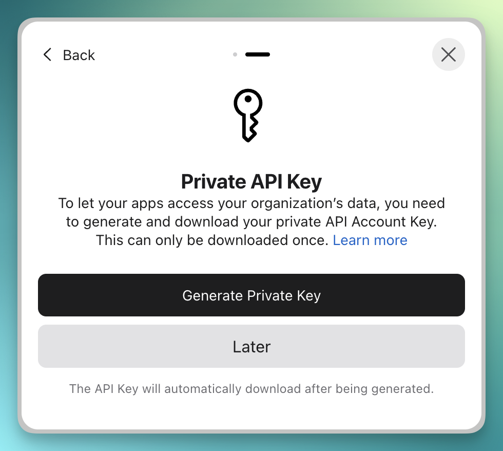 Apple Business Manager Create API Integration