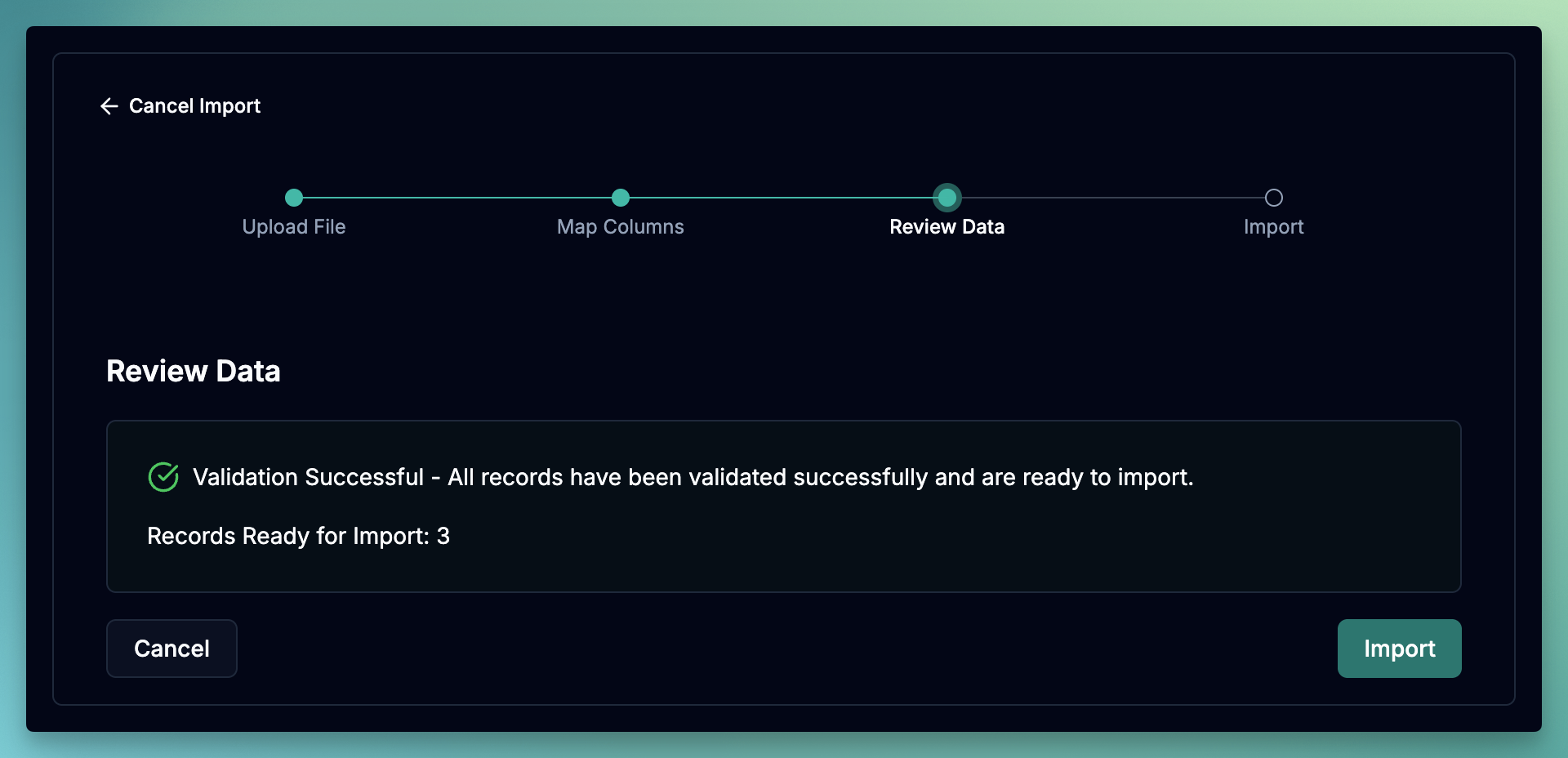 Asset Upload Validate