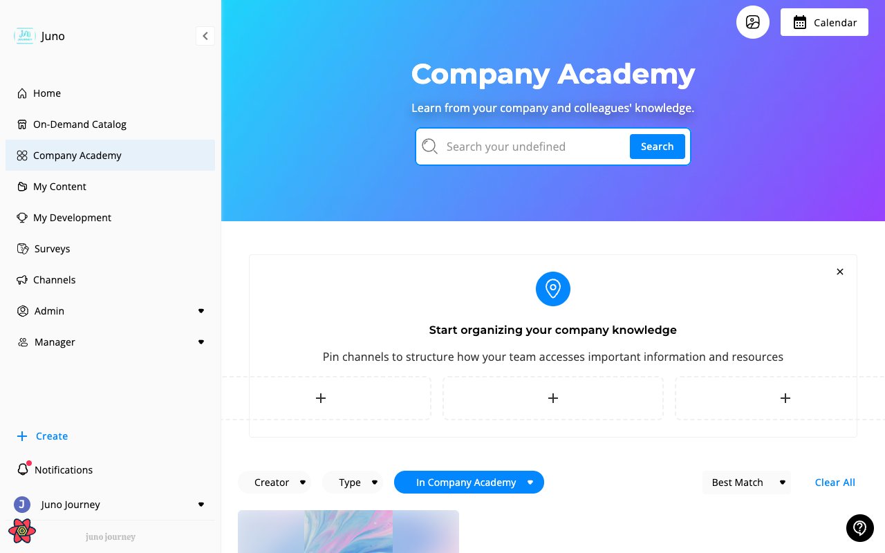Company Academy — your organization's internal knowledge