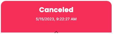 Canceled status