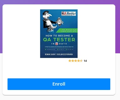 Amazon book in the On-Demand Catalog with the Enroll button