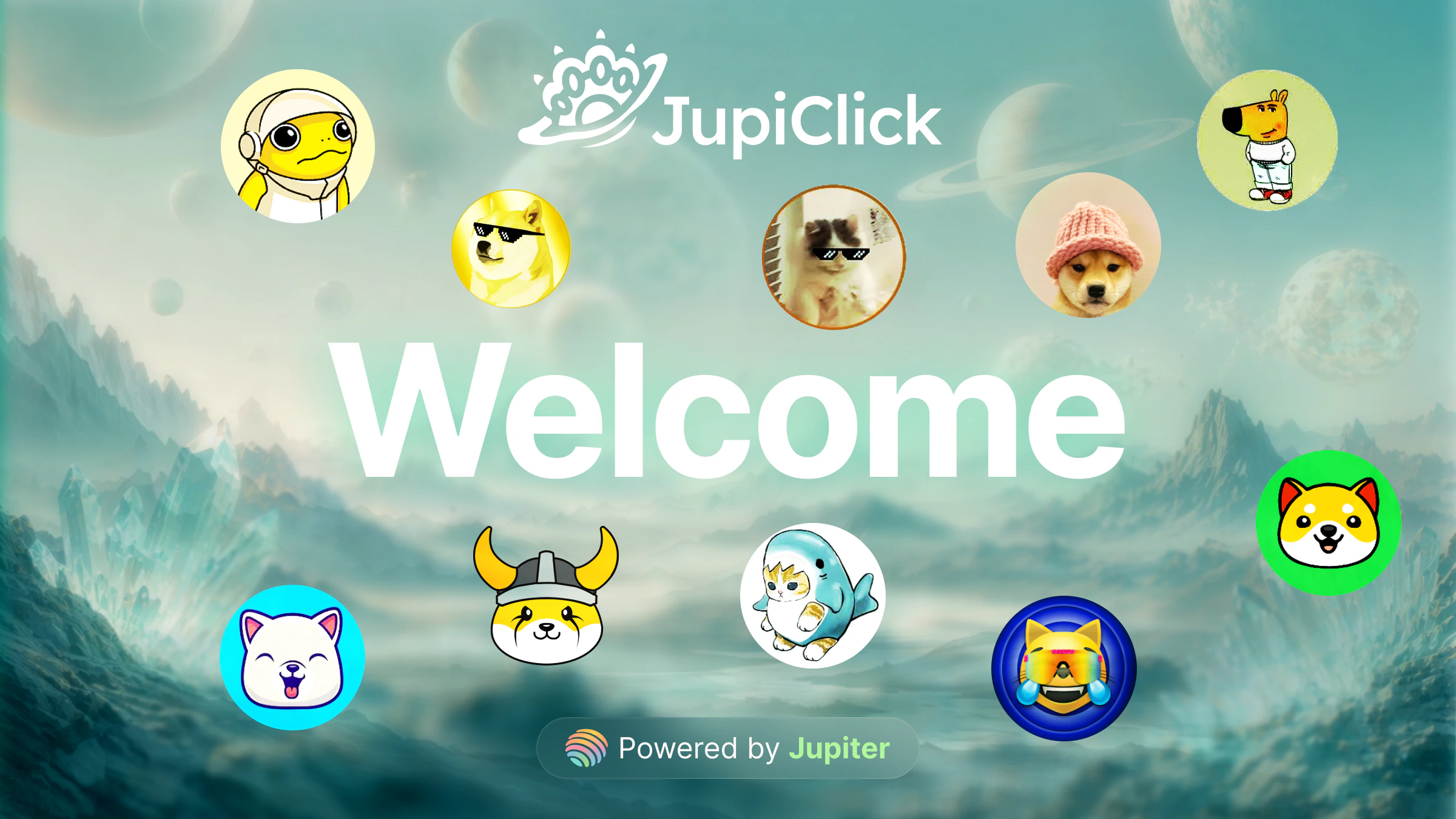 JupiClick Telegram bot welcome message