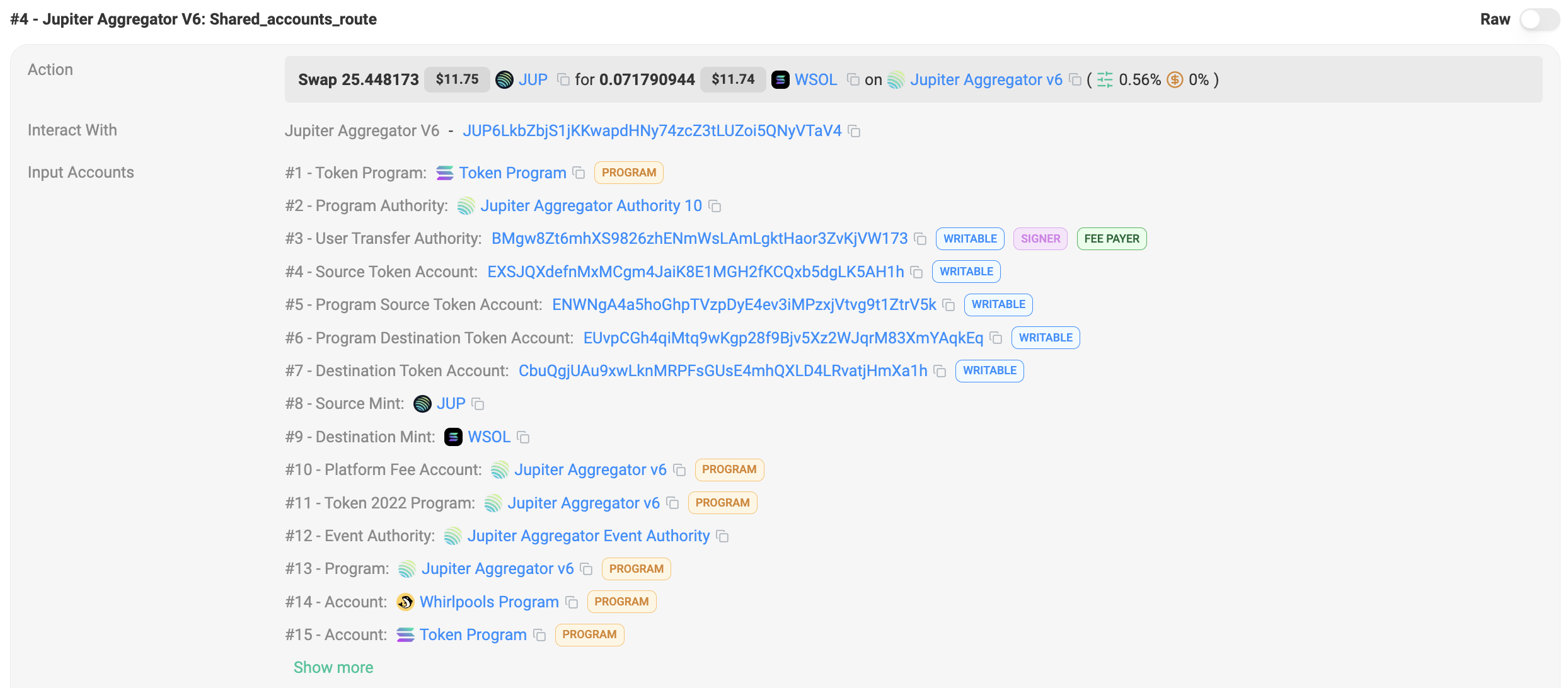 Max Accounts Shared Accounts Route Example