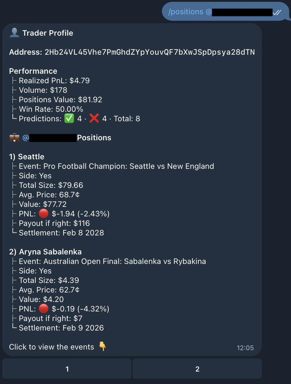 Viewing another clan member's positions
