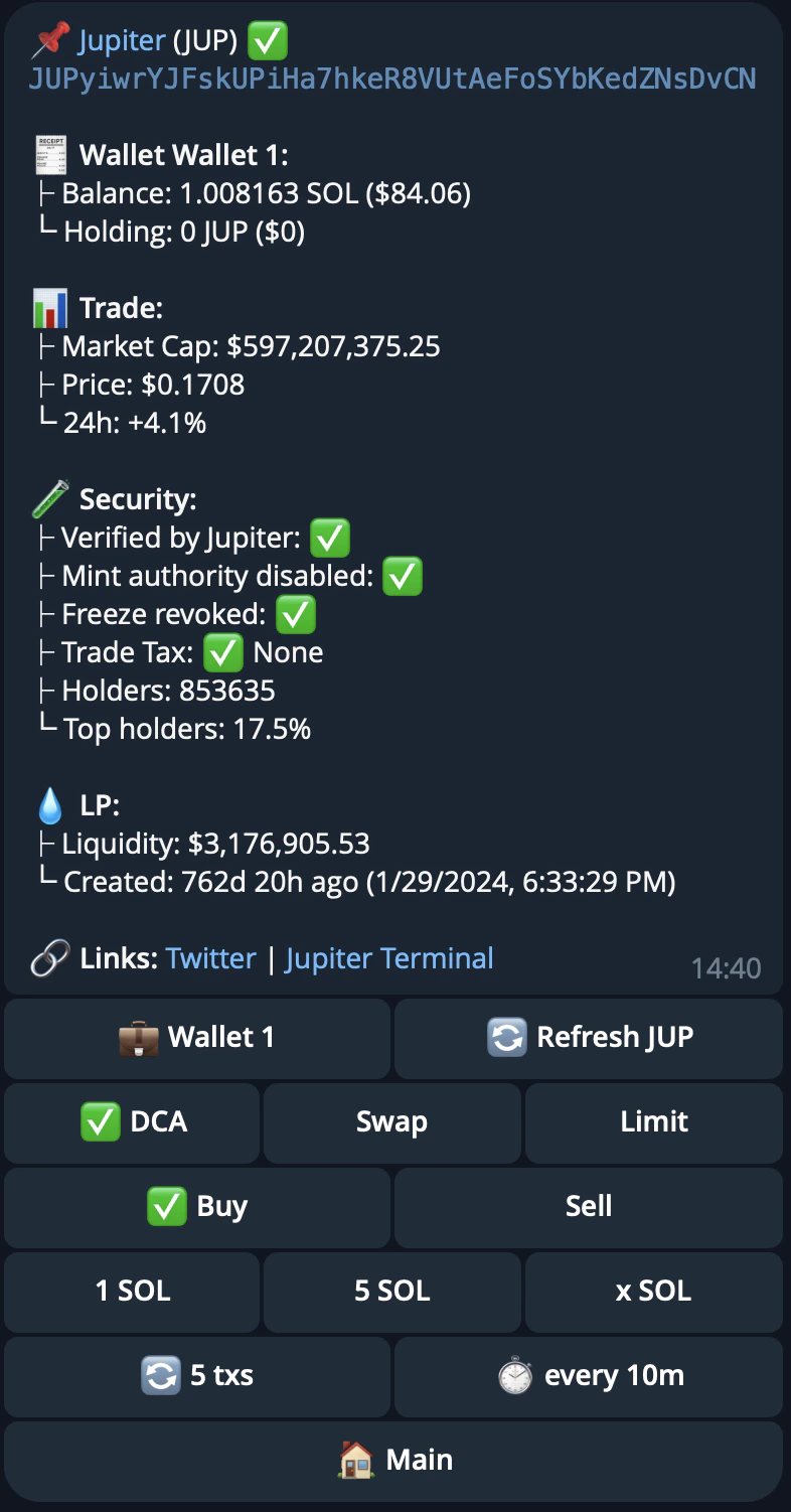 DCA (Dollar Cost Averaging) interface