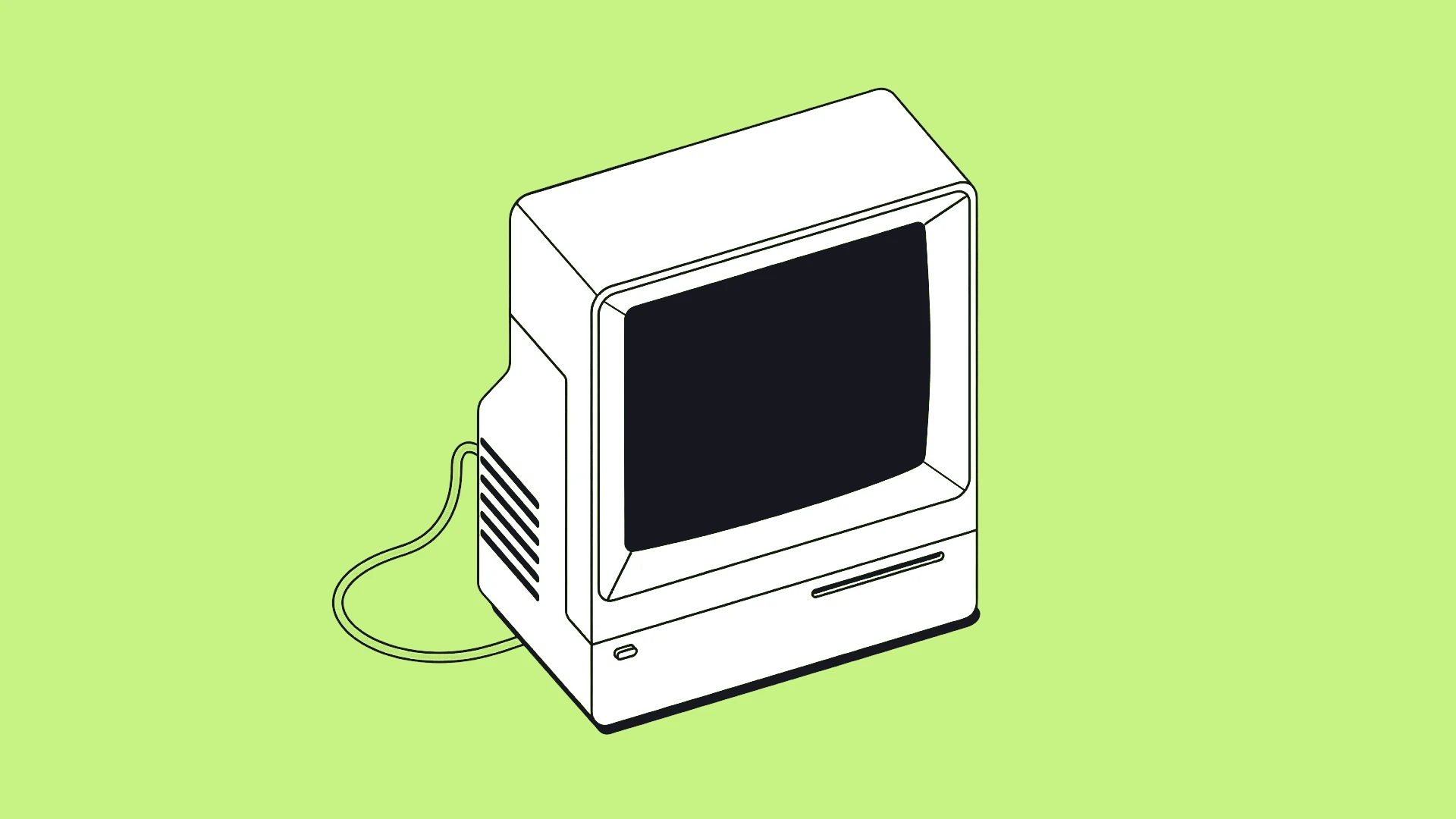 A desktop computer, the cover of this guide