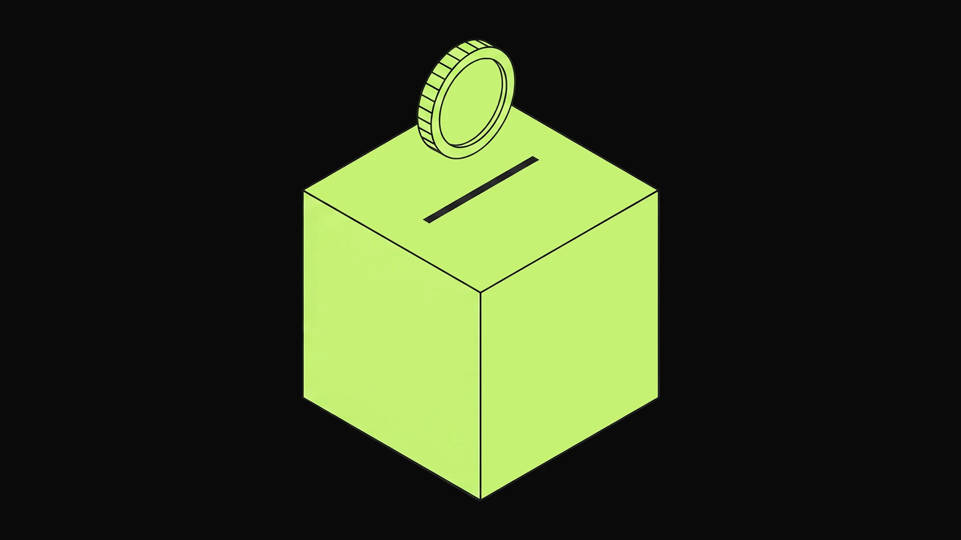 A ballot box with a coin dropping into its slot, the cover of this guide