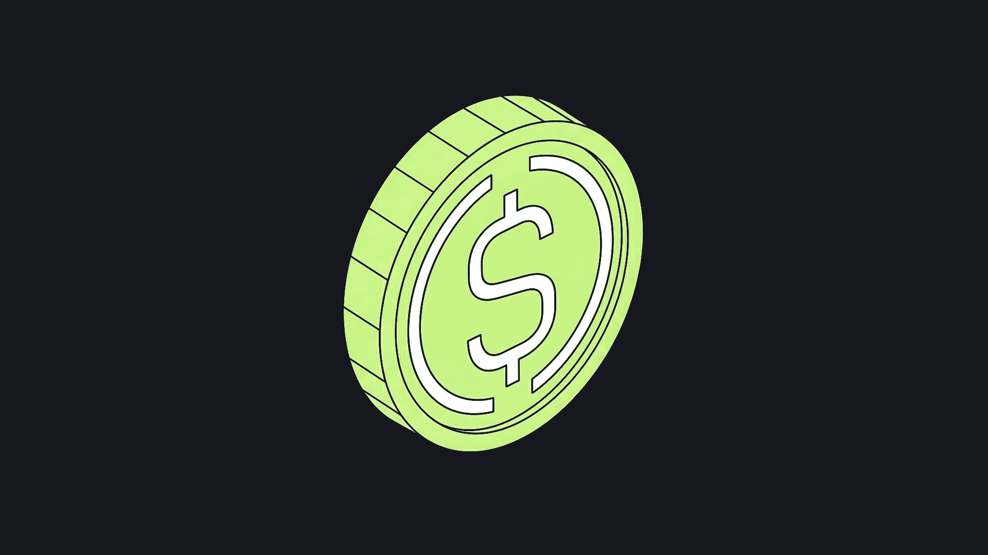 A coin with a dollar sign, the cover of this guide