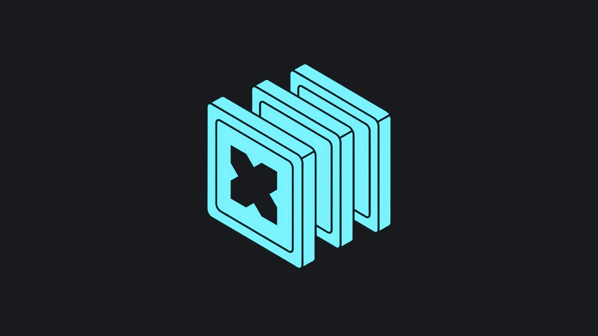 Isometric stacked tiles stamped with an X logo, the cover of this lesson