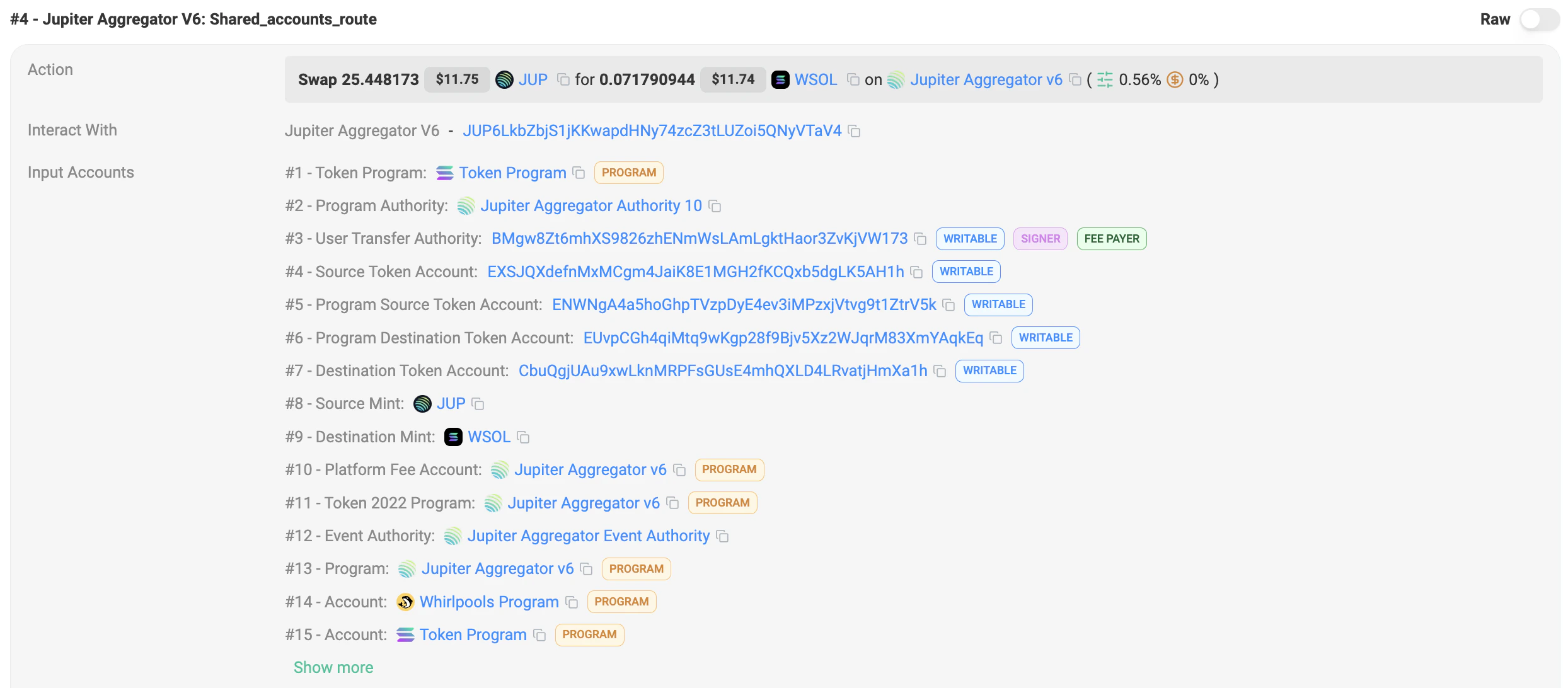 Max Accounts Shared Accounts Route Example