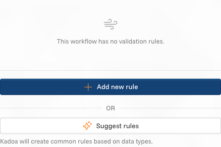 Issues Rules sidebar navigation