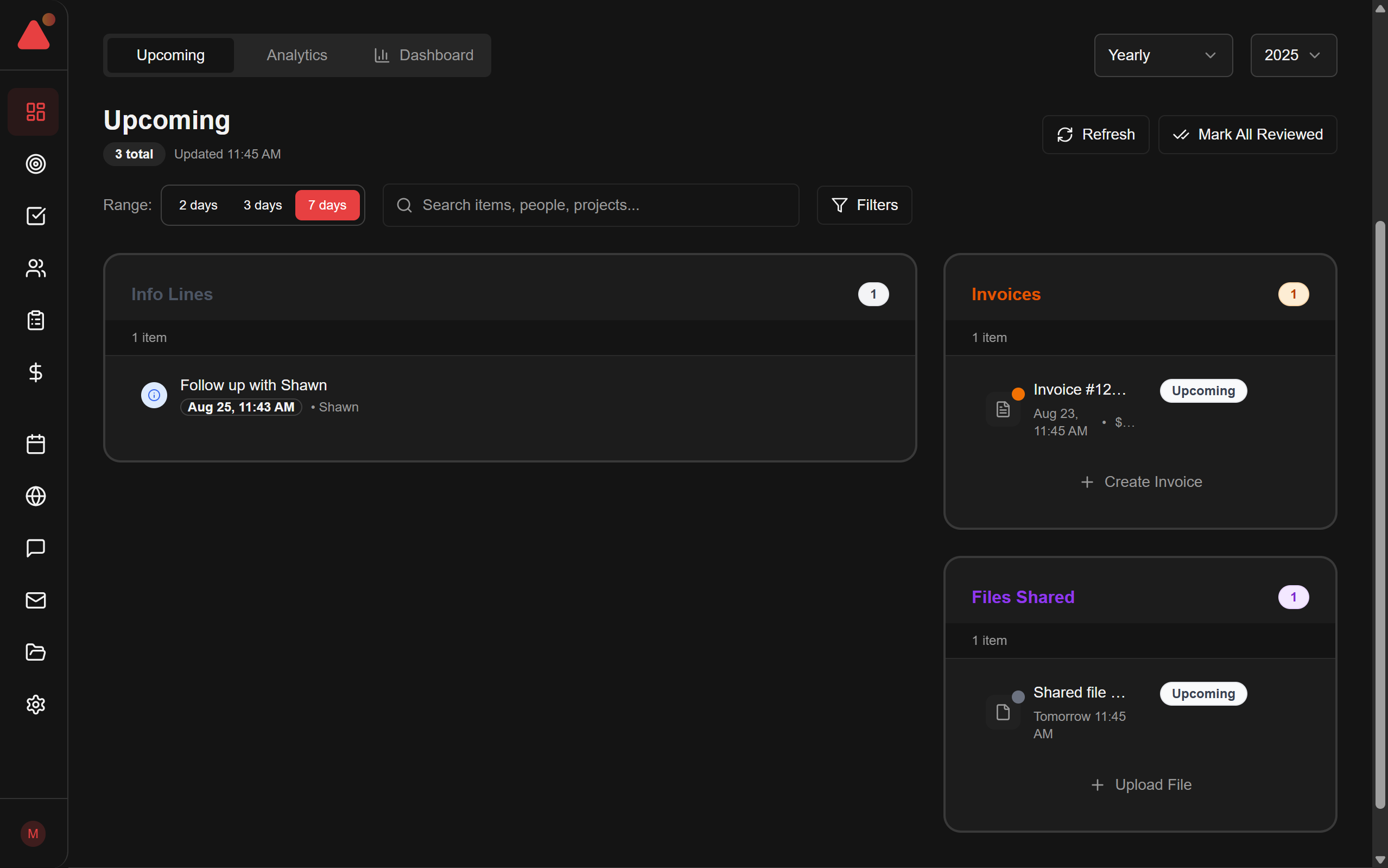 Customizable Dashboards - Mint Starter Kit