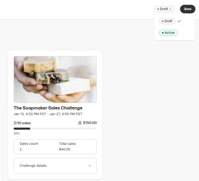 Manage challenges