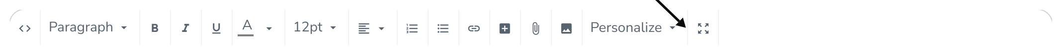 Maximize text editor