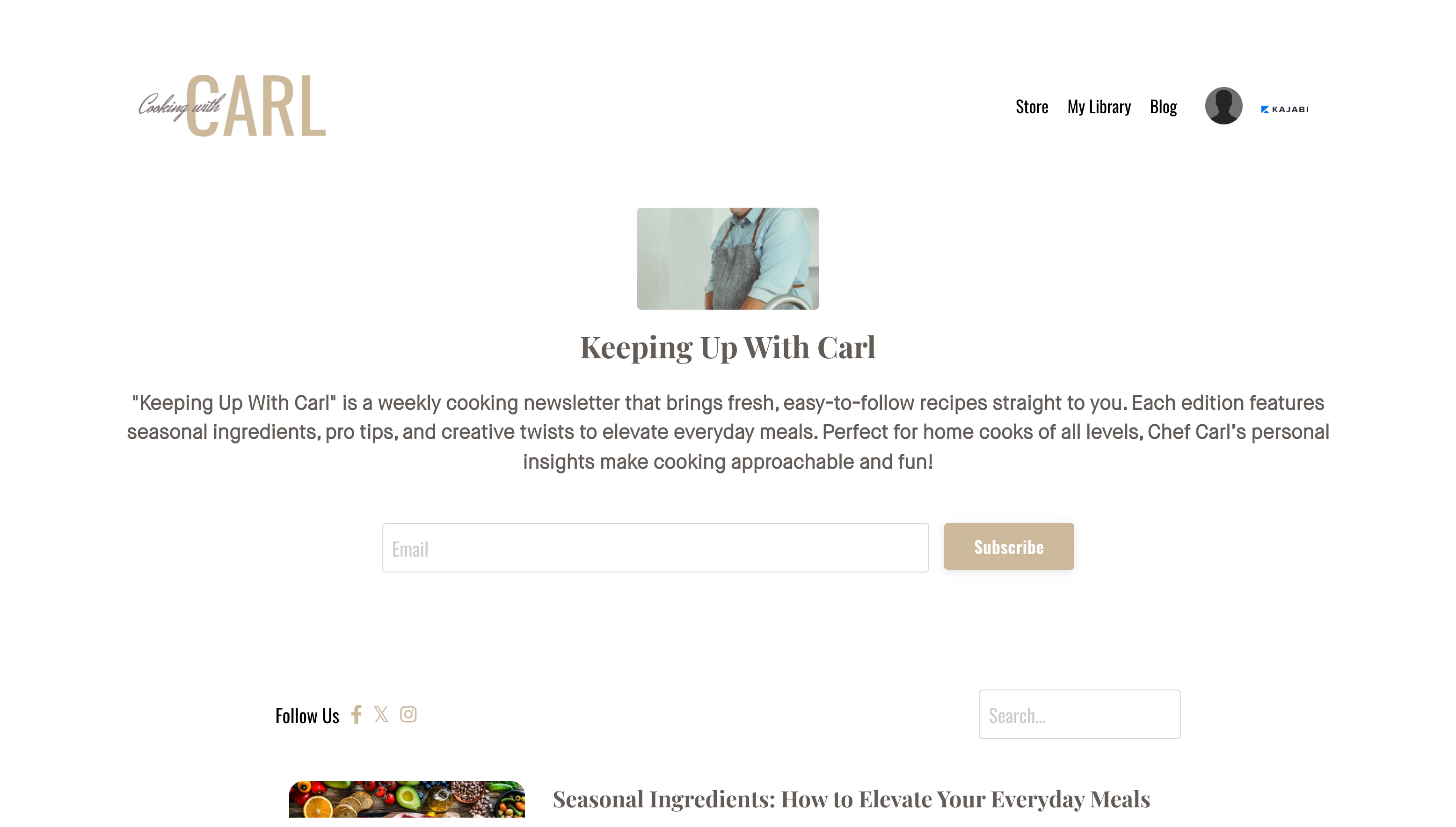Encore newsletter customization