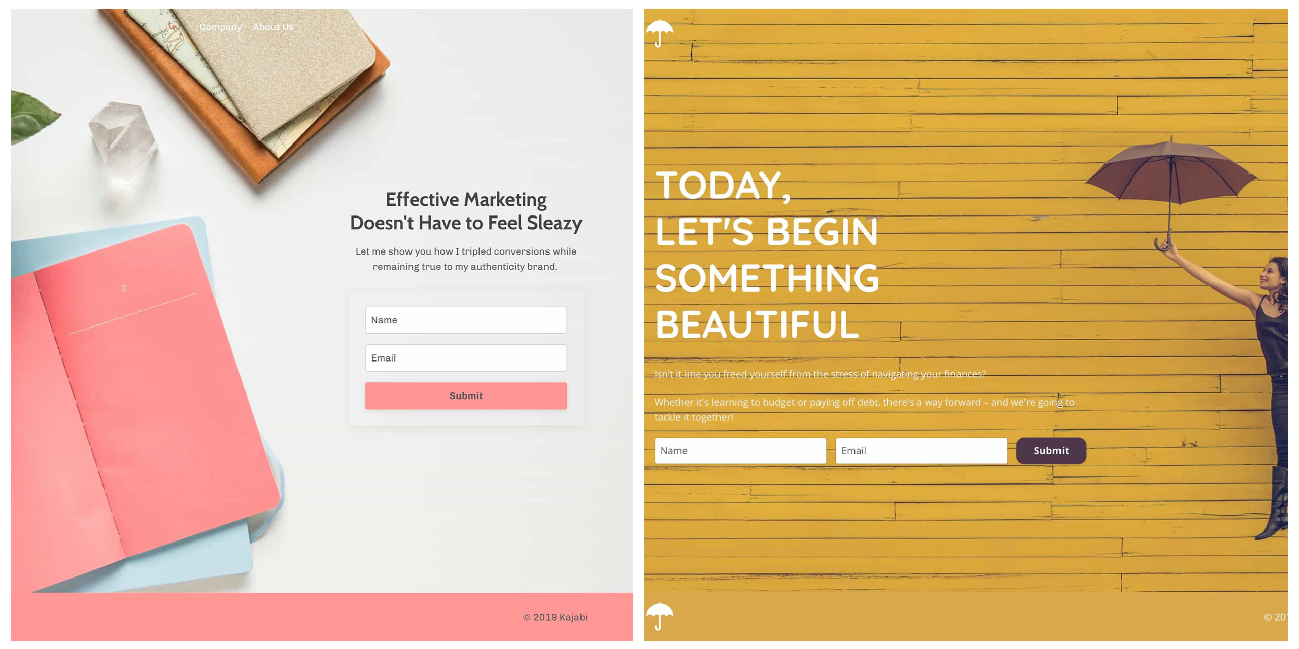 Opt In Page Templates