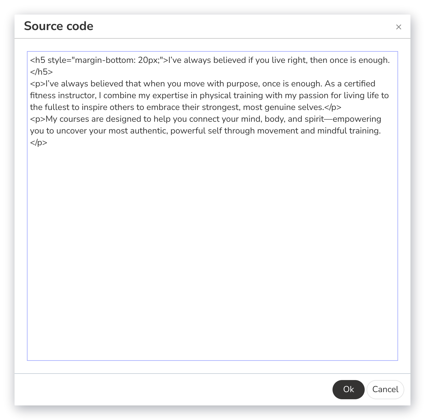 Source Code Example