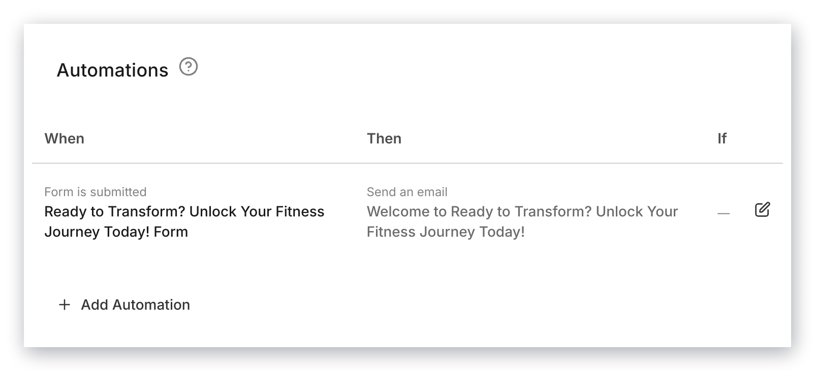 Email sequences based on form answers