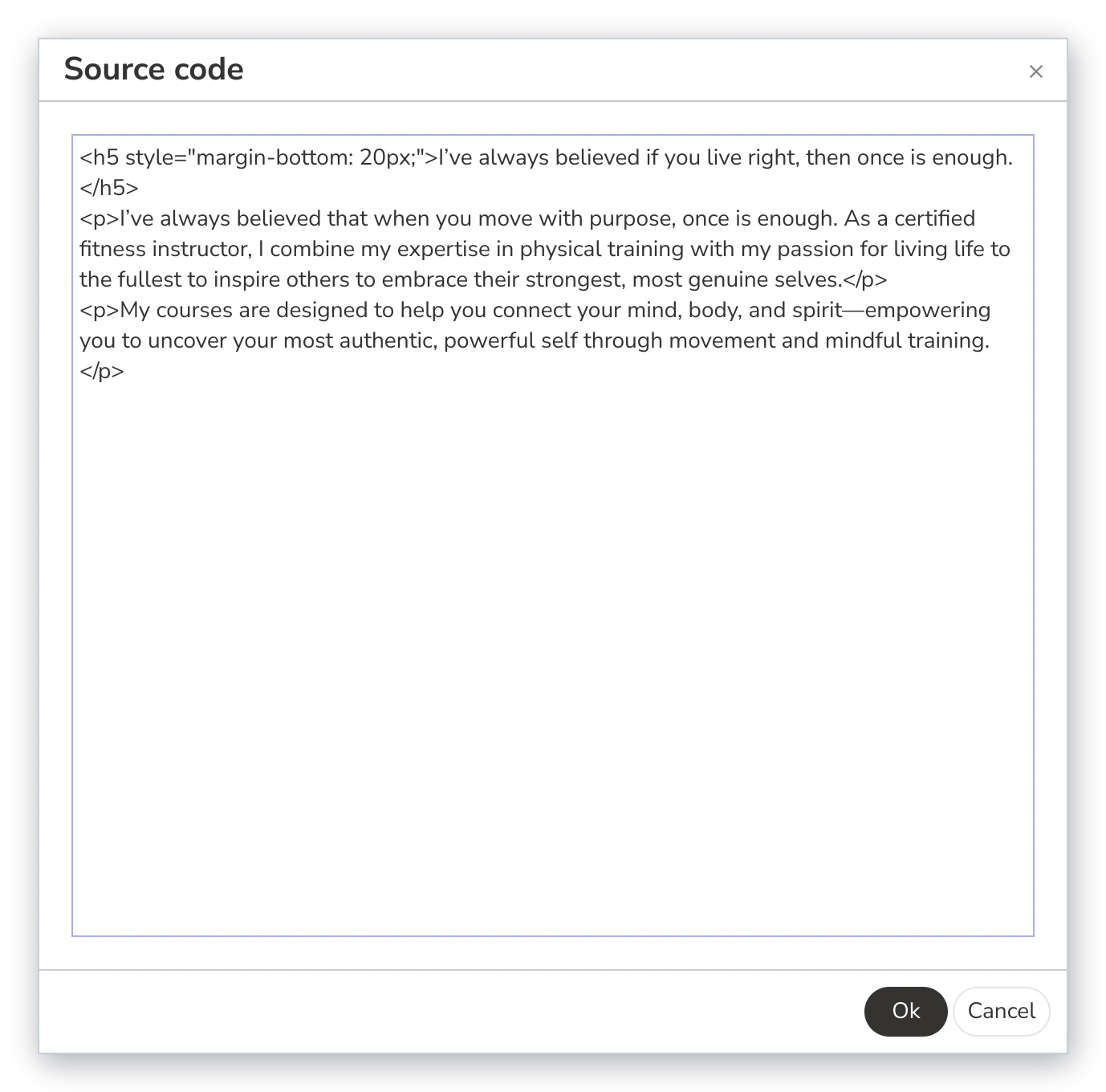Source Code Example