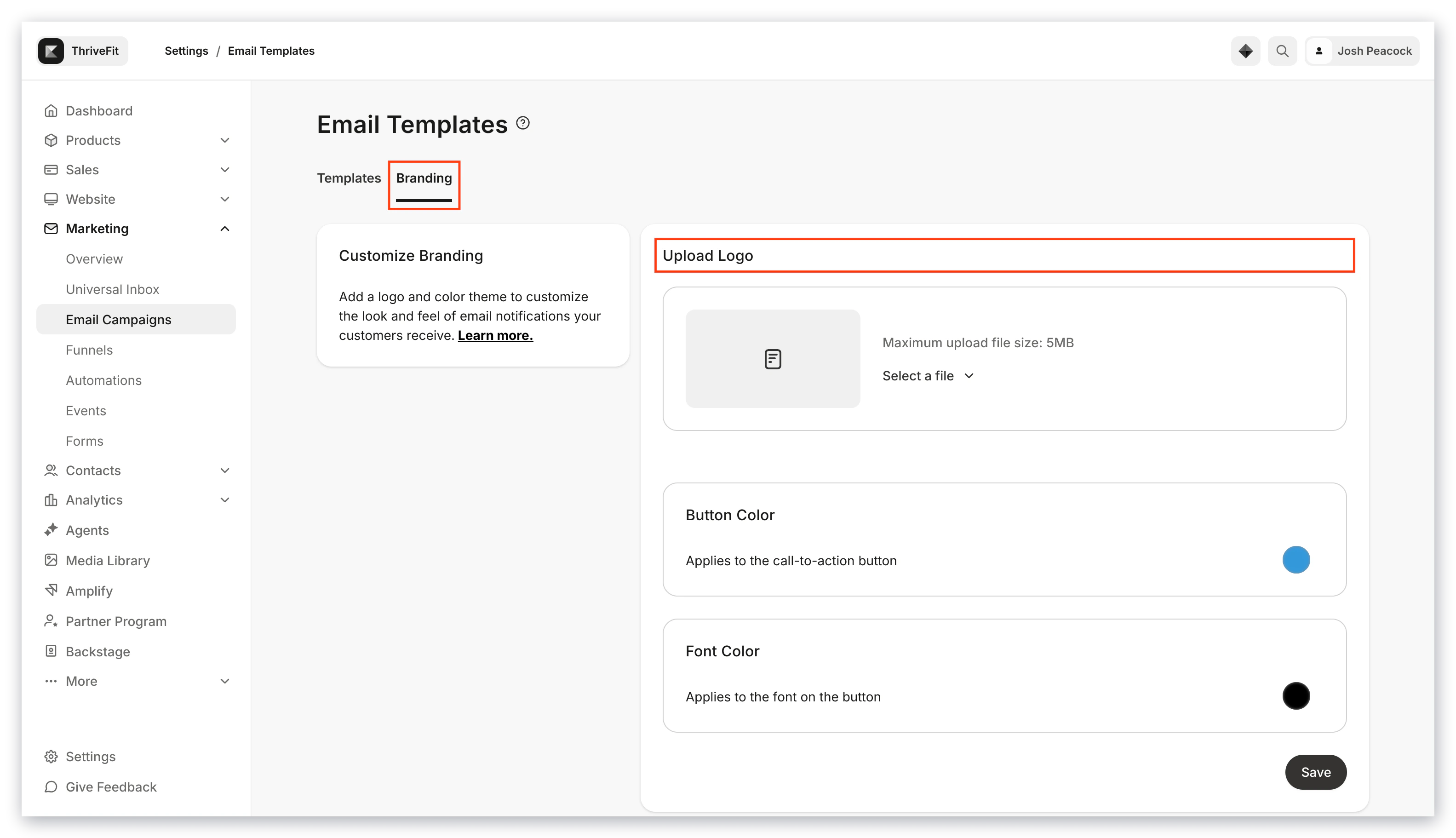 Add logo to email templates