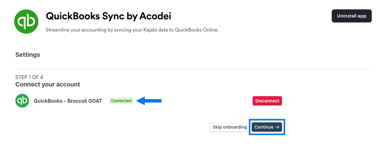 QuickBooks Connected