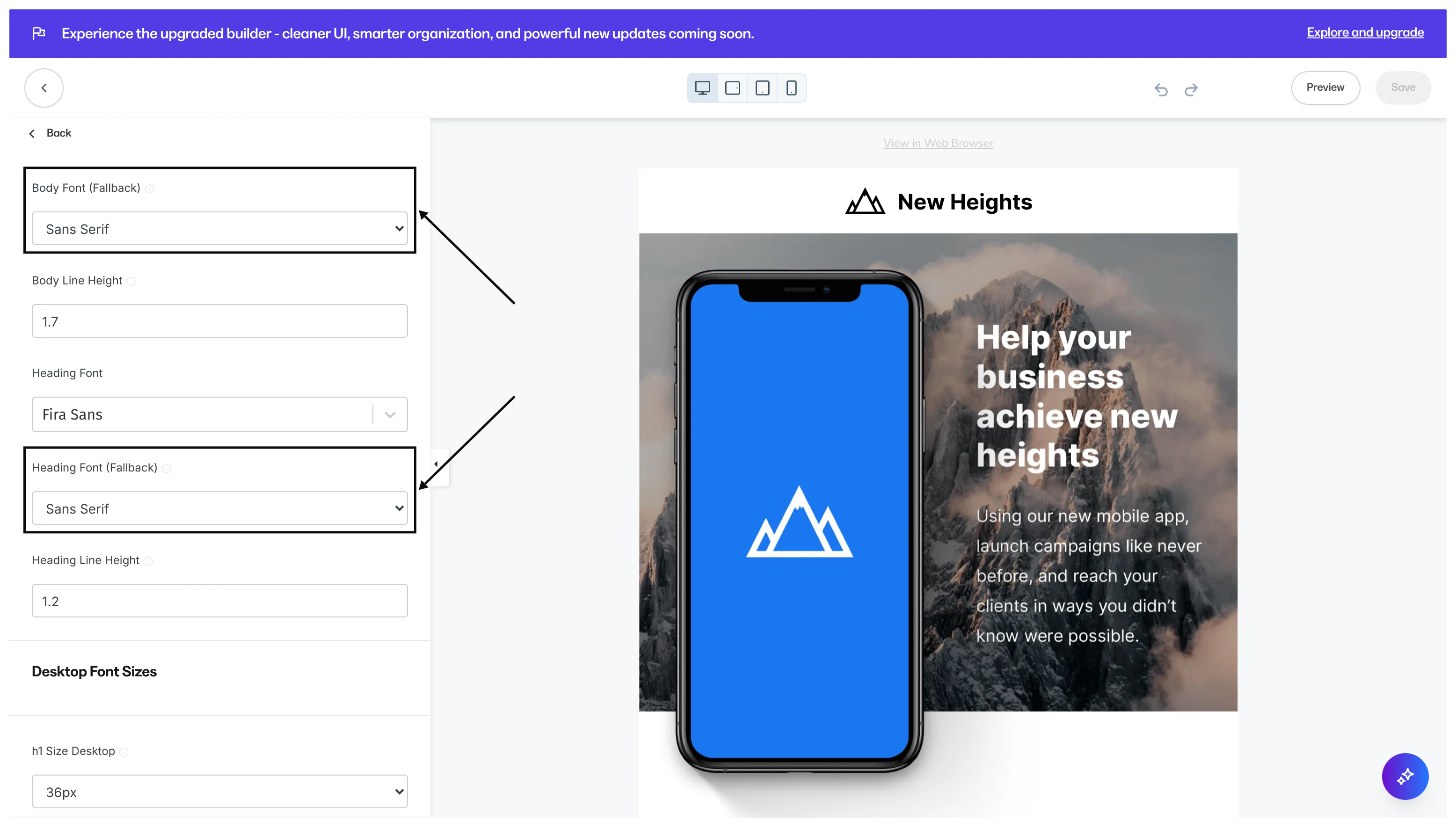 Fallback Font Selection