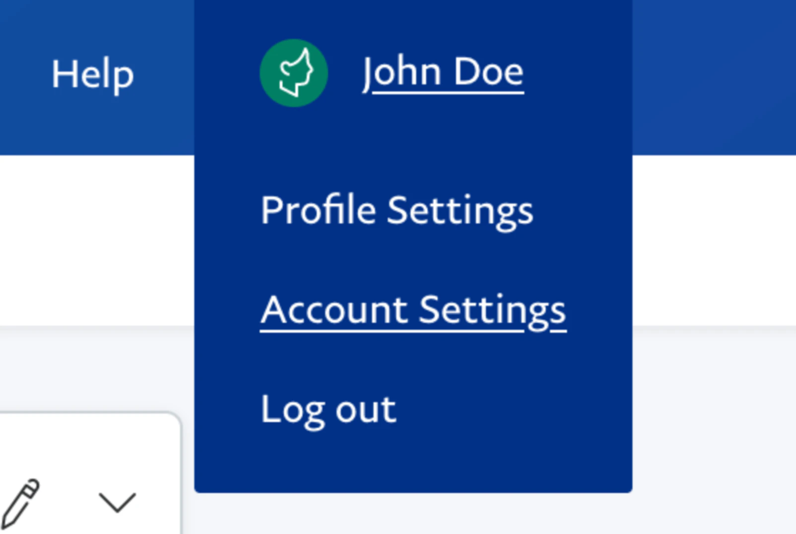 PayPal account settings