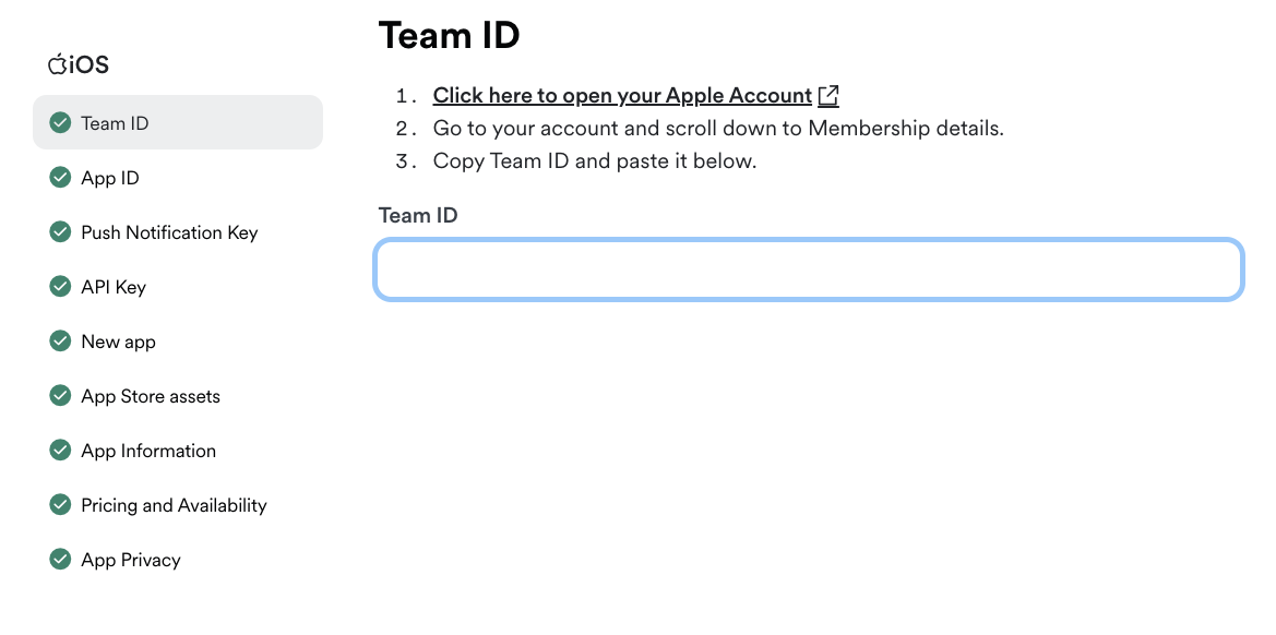 Team ID