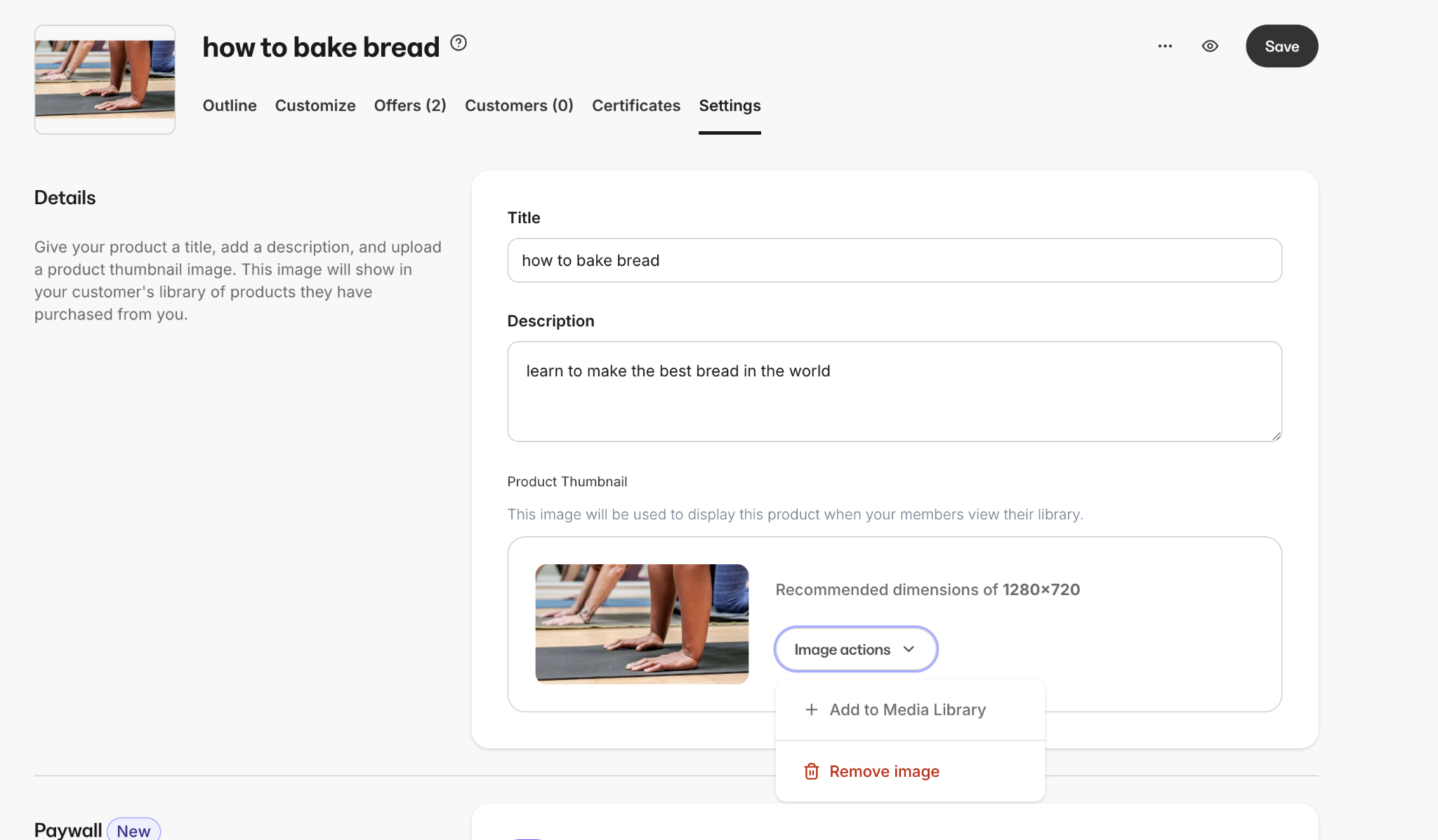 Media Library Existing Images