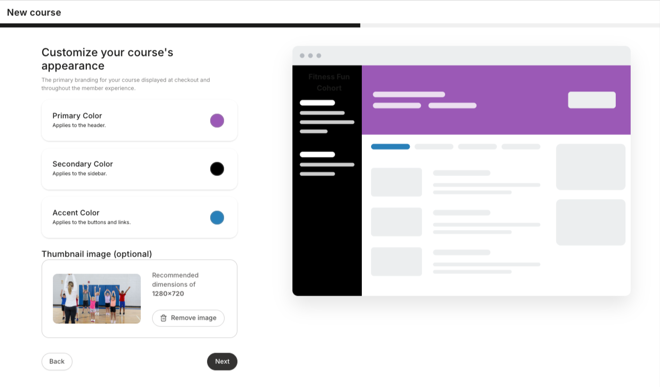 Cohort Course Colors