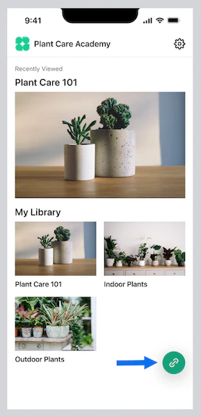 Floating action button