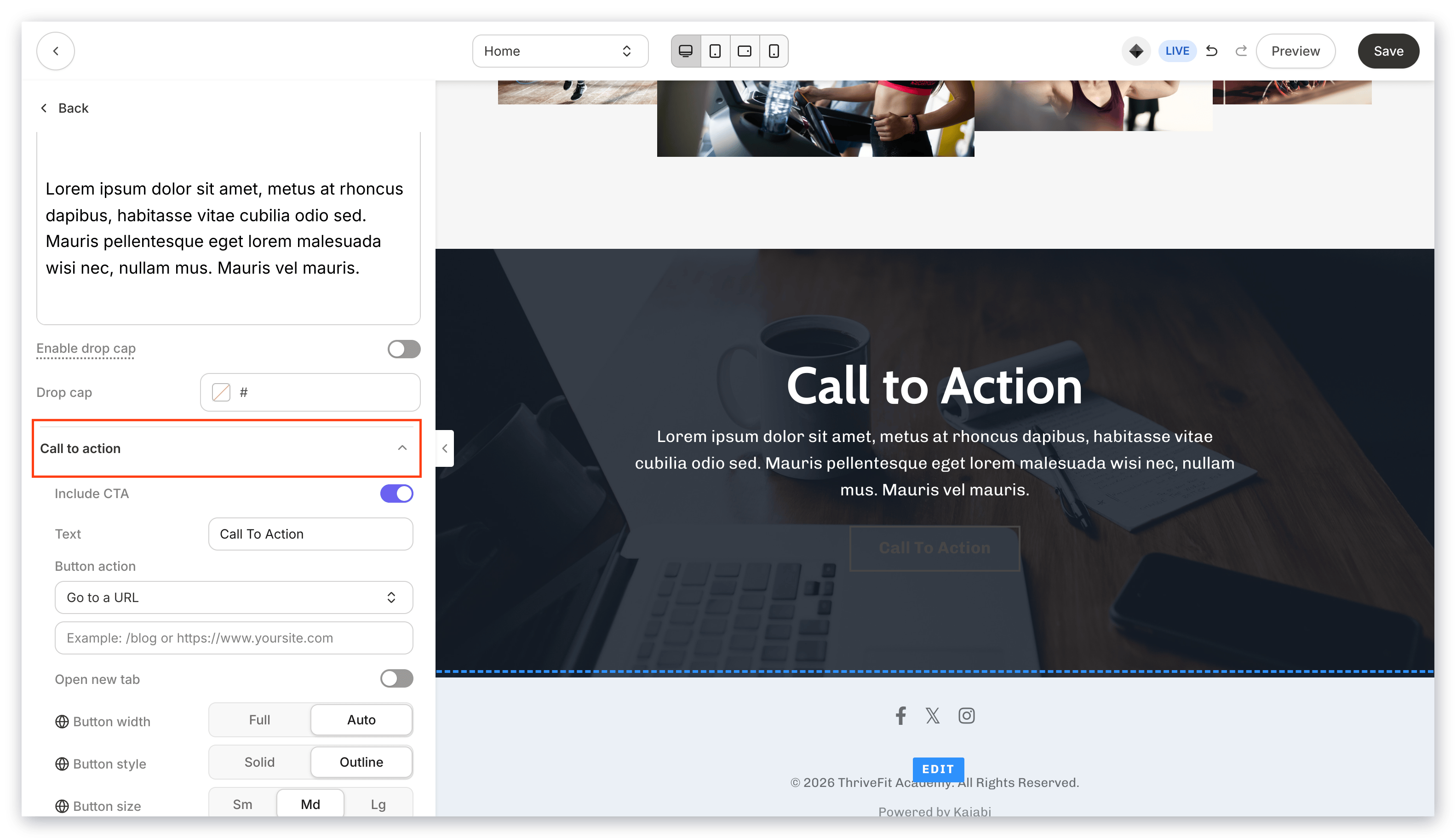 Call to Action