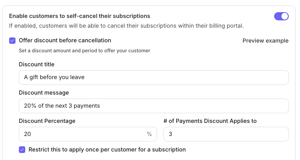 Customer Payments