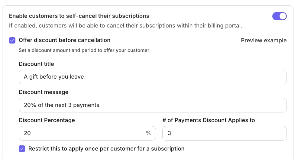 Customer Payments