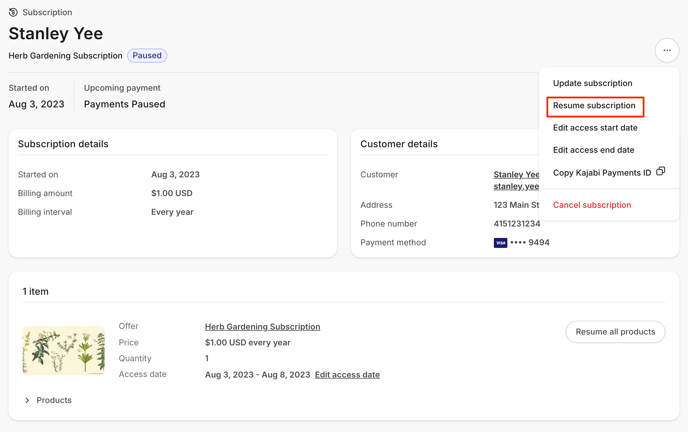 Status And Kajabi Admin Purchases Subscription 2178417183