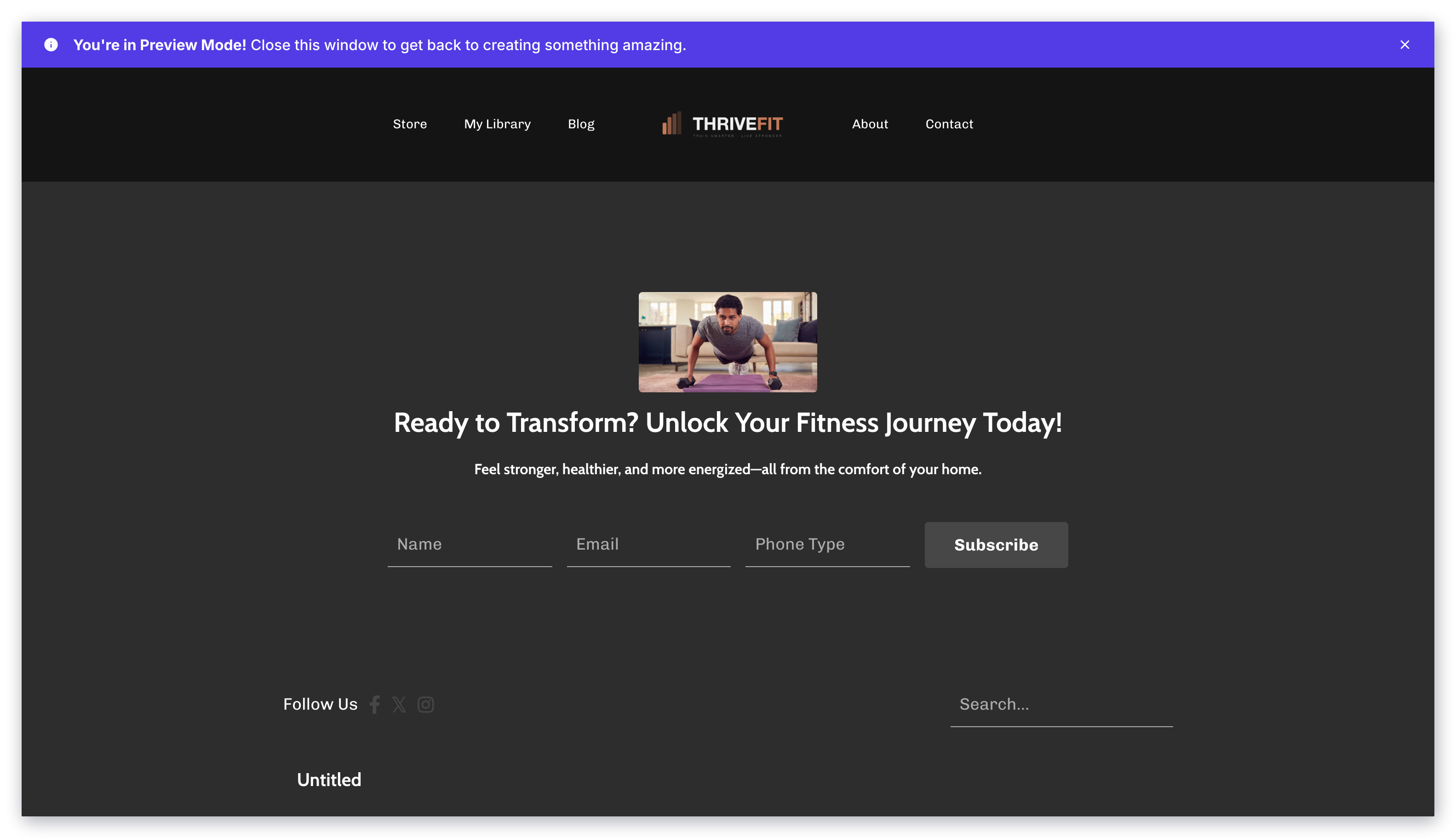 Encore newsletter customization