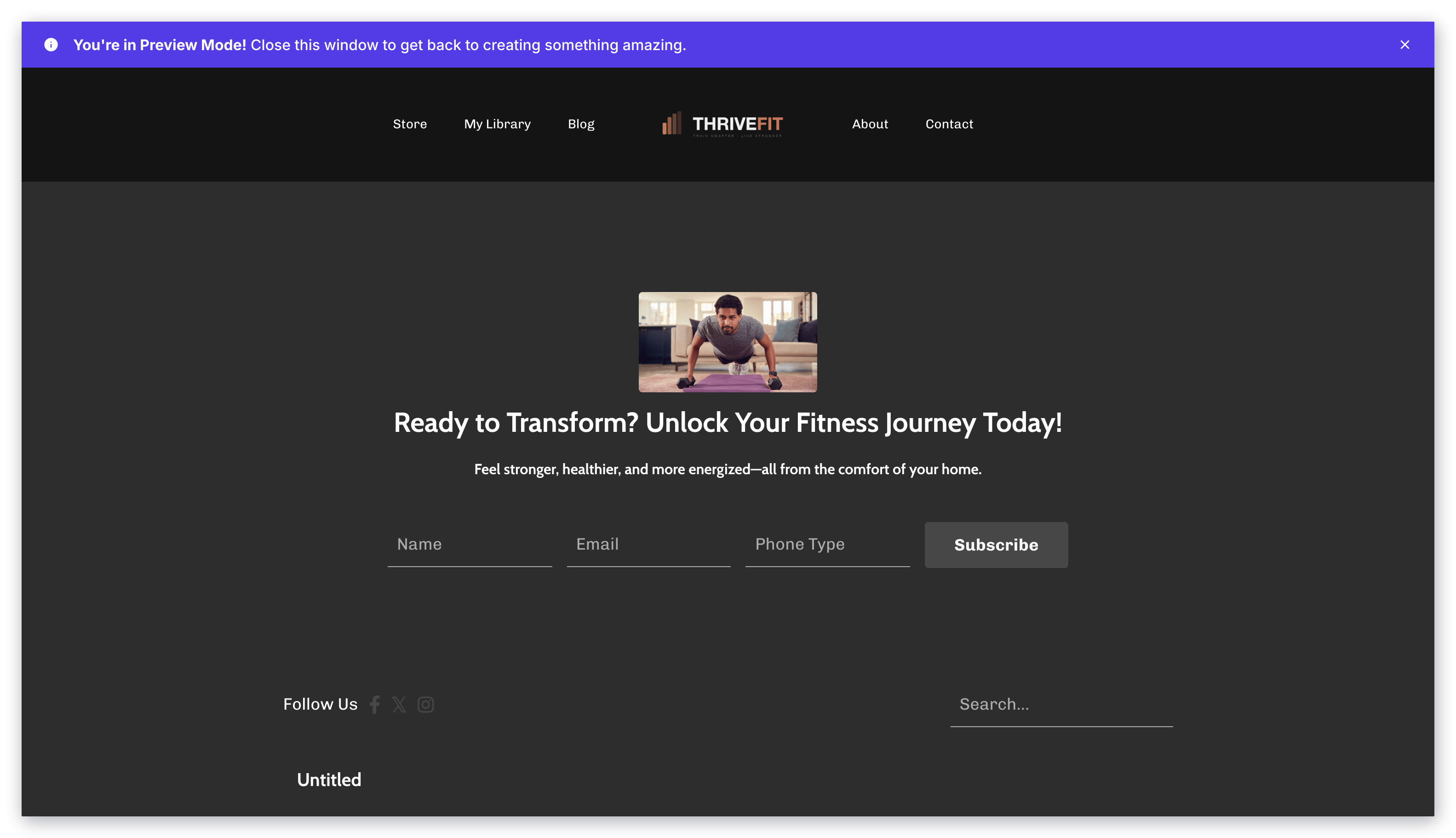 Encore newsletter customization
