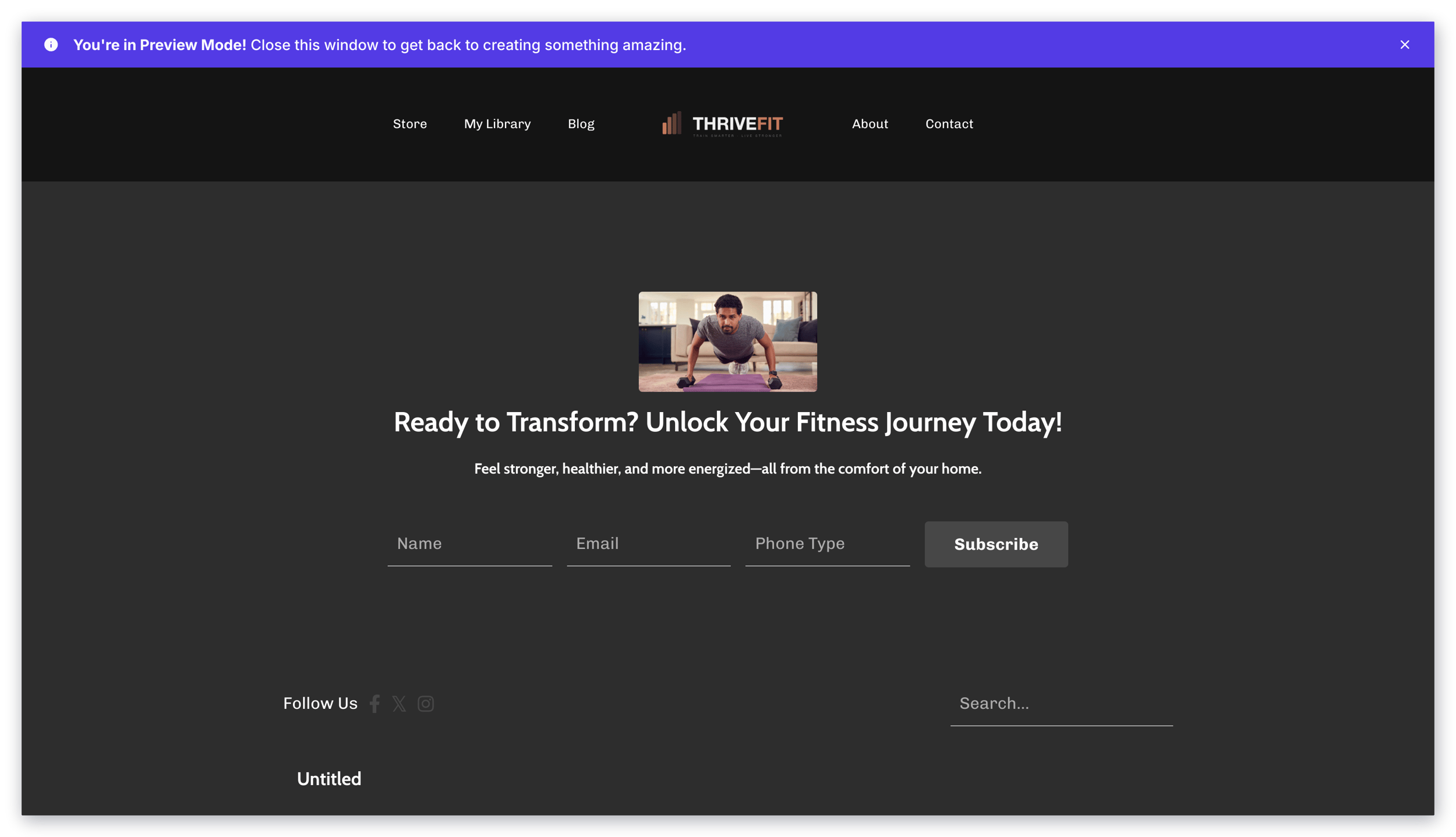 Encore newsletter customization