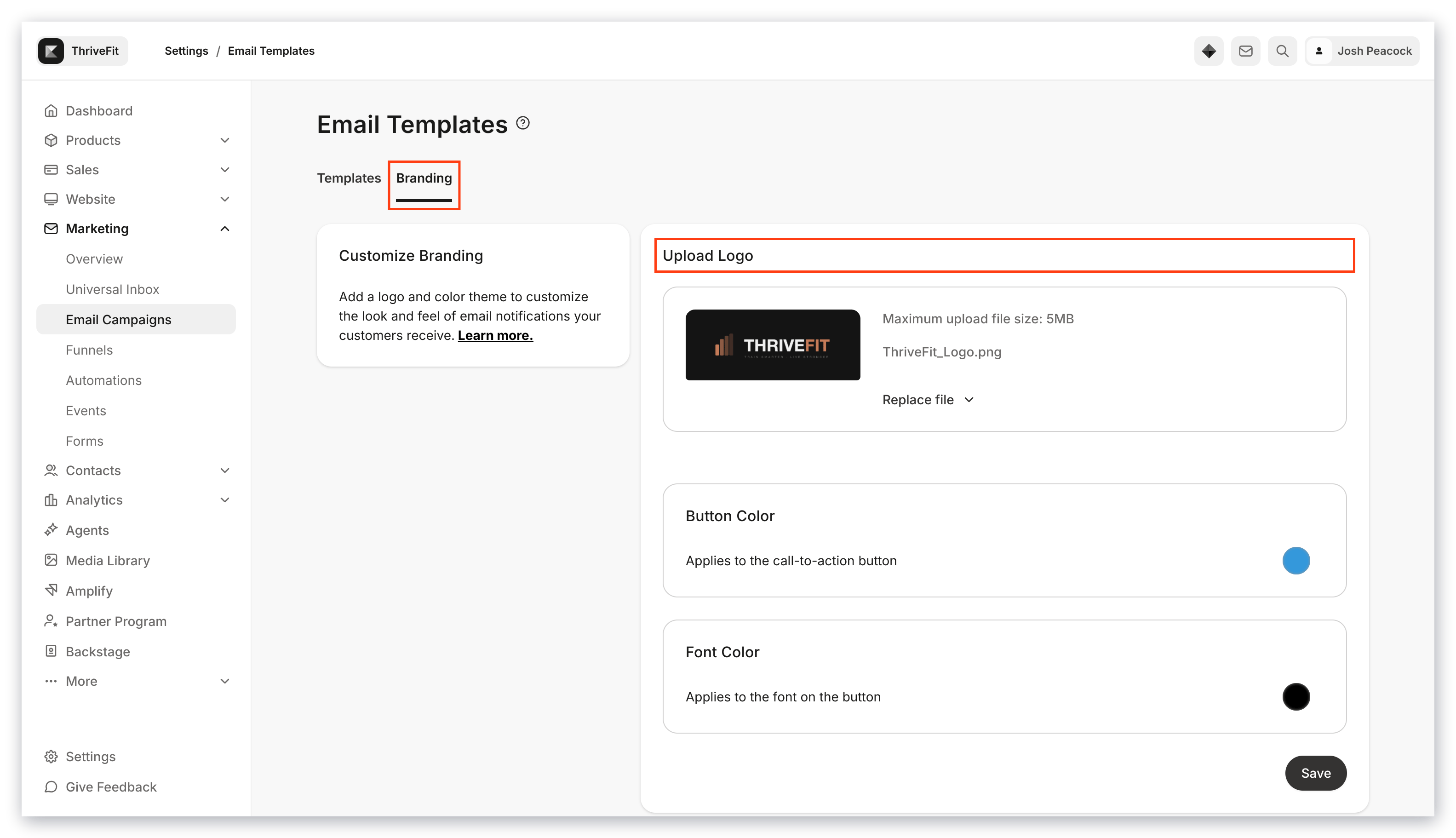 Add logo to email templates
