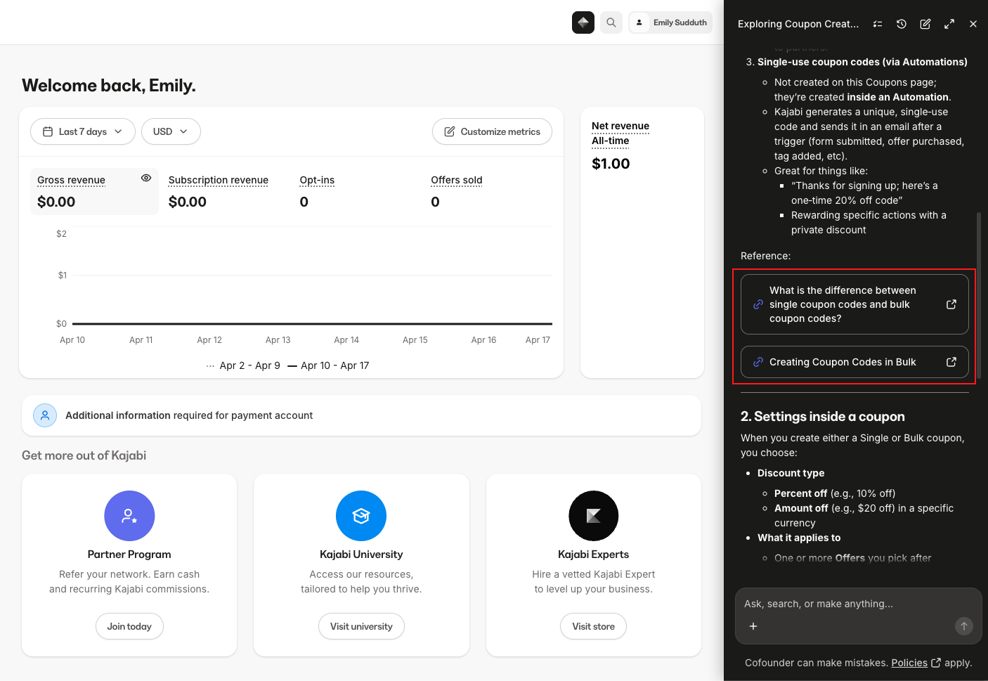 Cofounder Knowledge Base