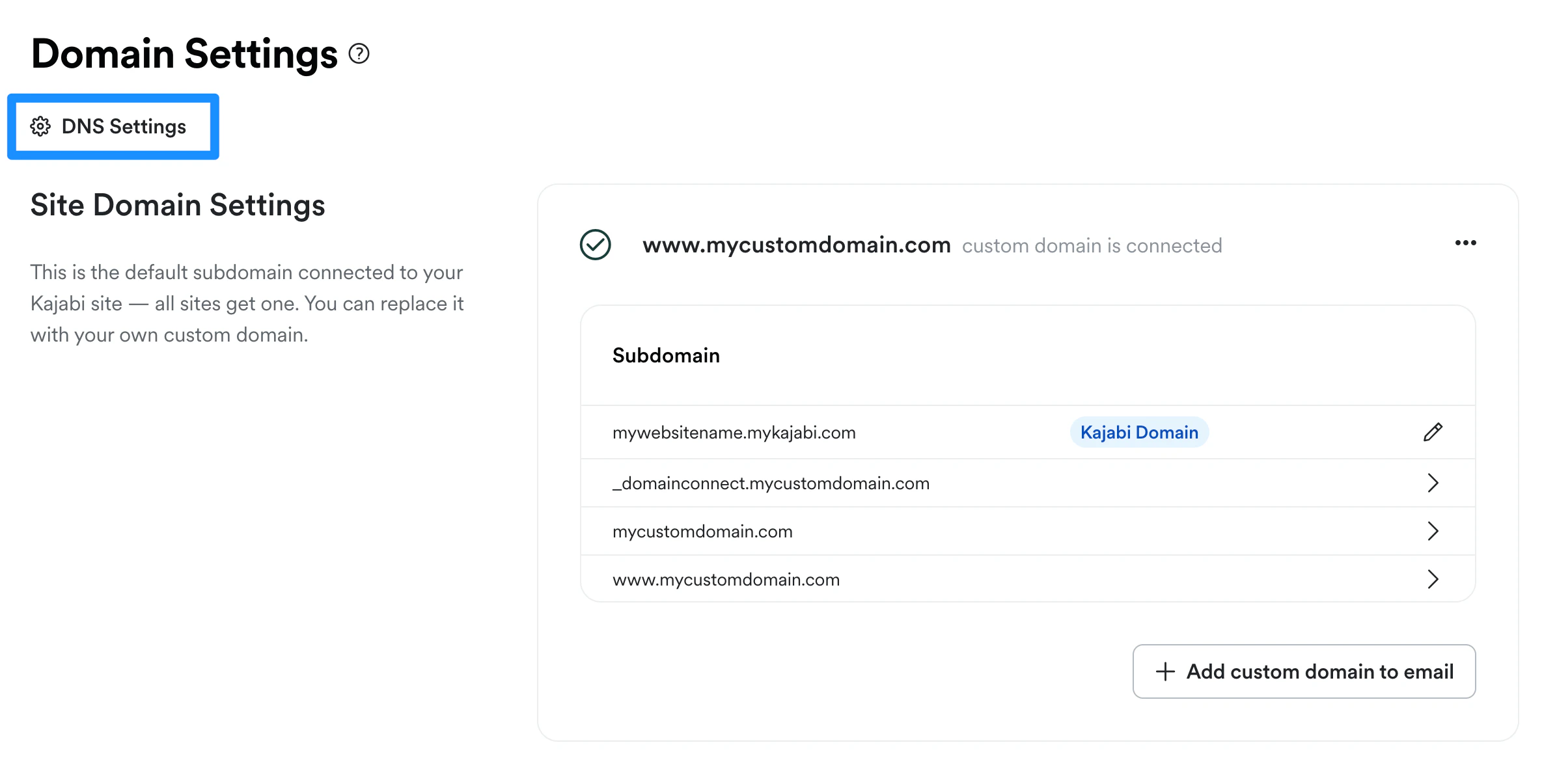 Kajabi custom domain