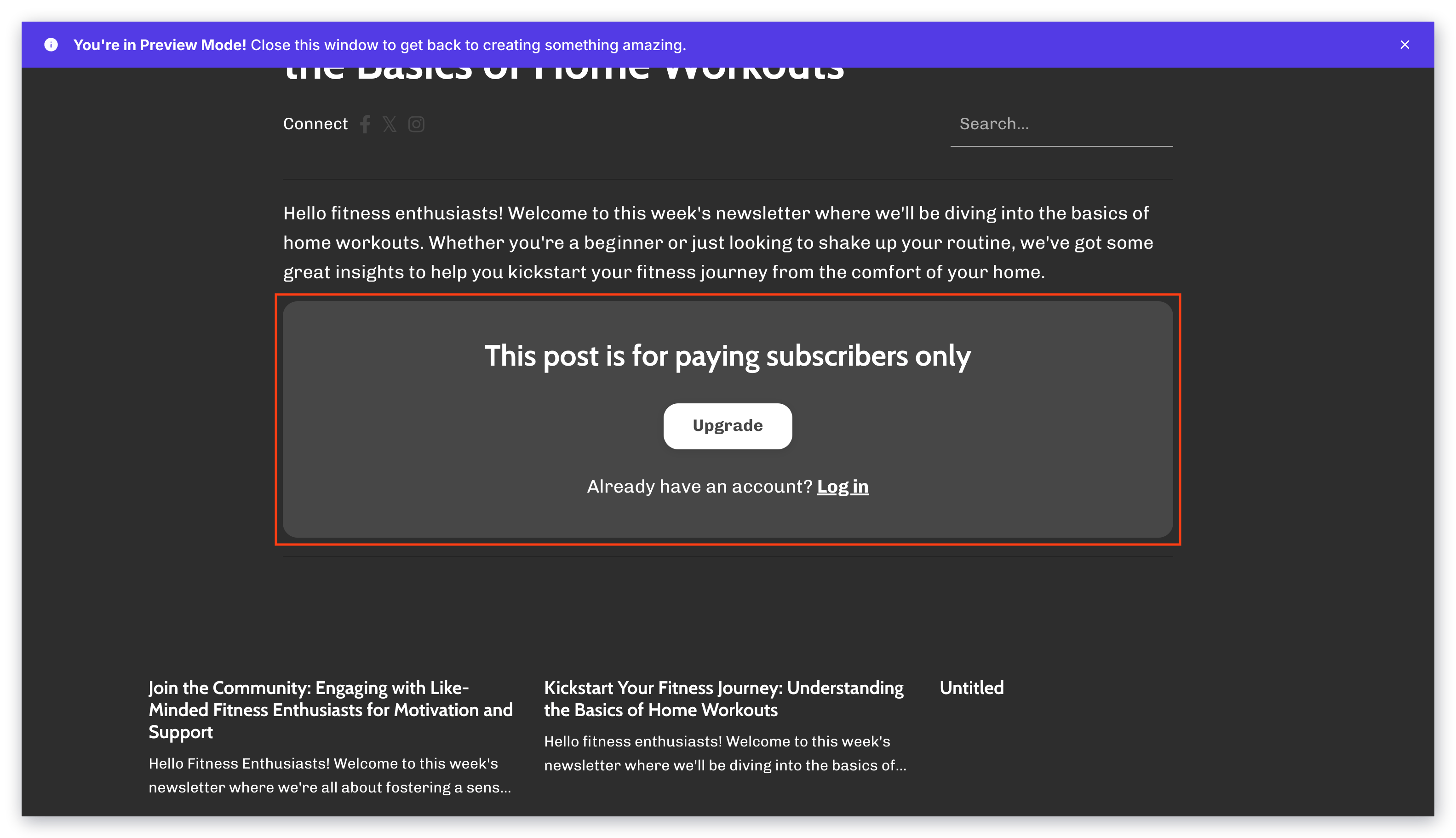 Paywall break example