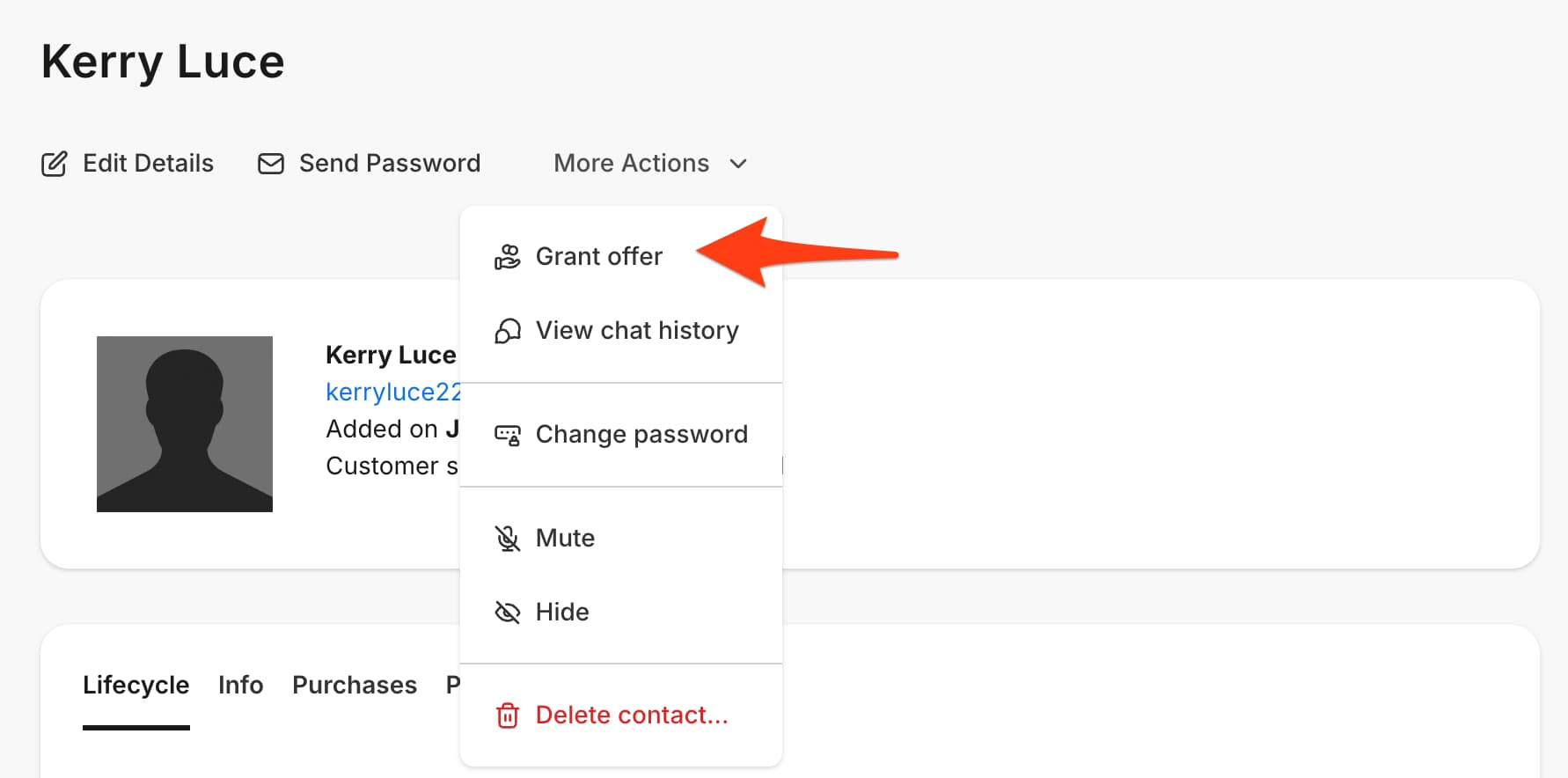 Contactmoreactions