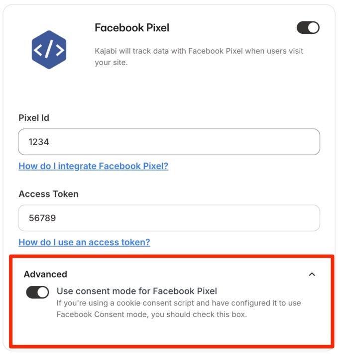 Meta Pixel consent mode