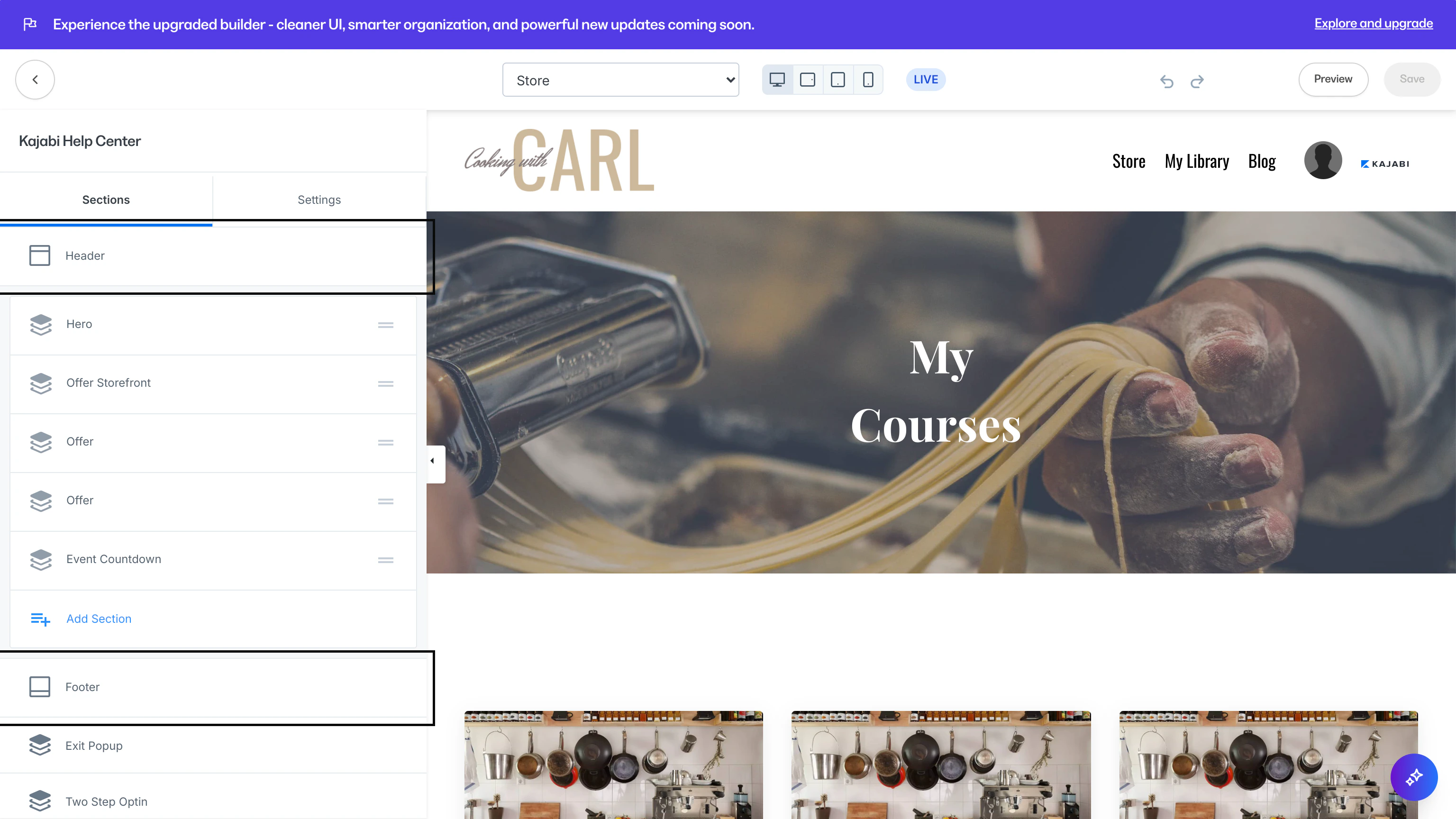 Assign navigation menu