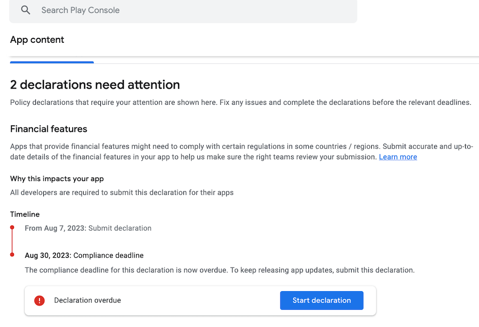 Action items example