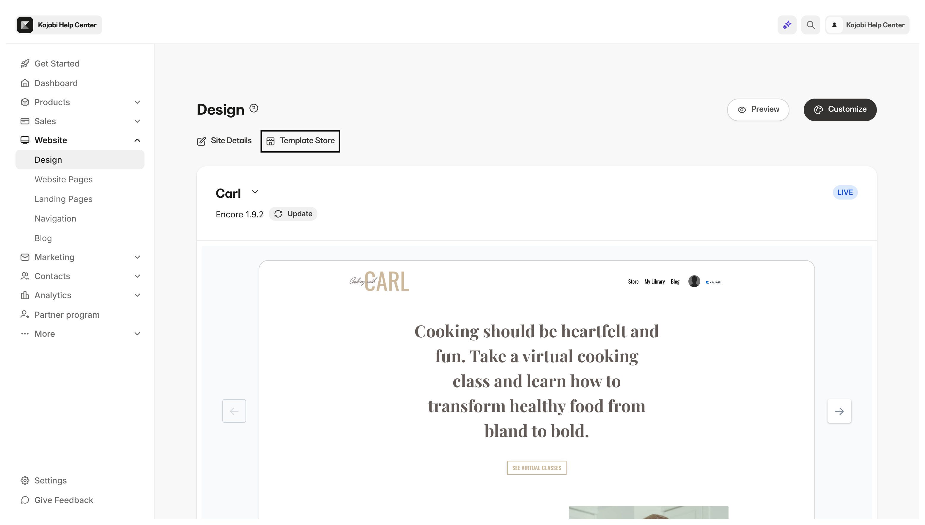 Website Design - Kajabi